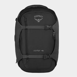 LIKE NEW black Osprey porter 46 convertible travel backpack bag